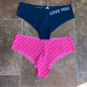NEW! 2 Pair VS Pink Seamless Underwear